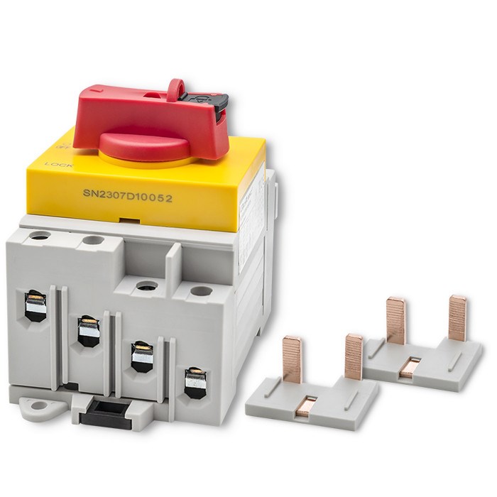 Qoltec 52611 DC isolator with locking function | Main switch | 1200V | 32A | 8kV | 4P-5