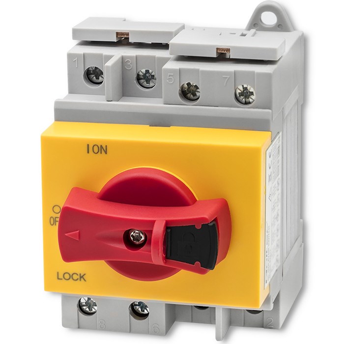 Qoltec 52611 DC isolator with locking function | Main switch | 1200V | 32A | 8kV | 4P-0