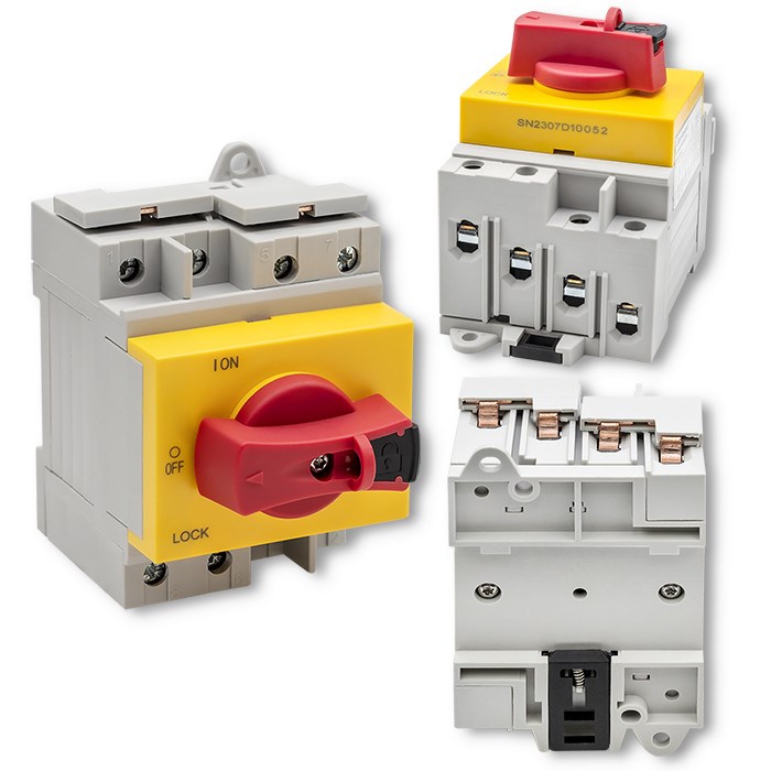 Qoltec 52611 DC isolator with locking function | Main switch | 1200V | 32A | 8kV | 4P-10
