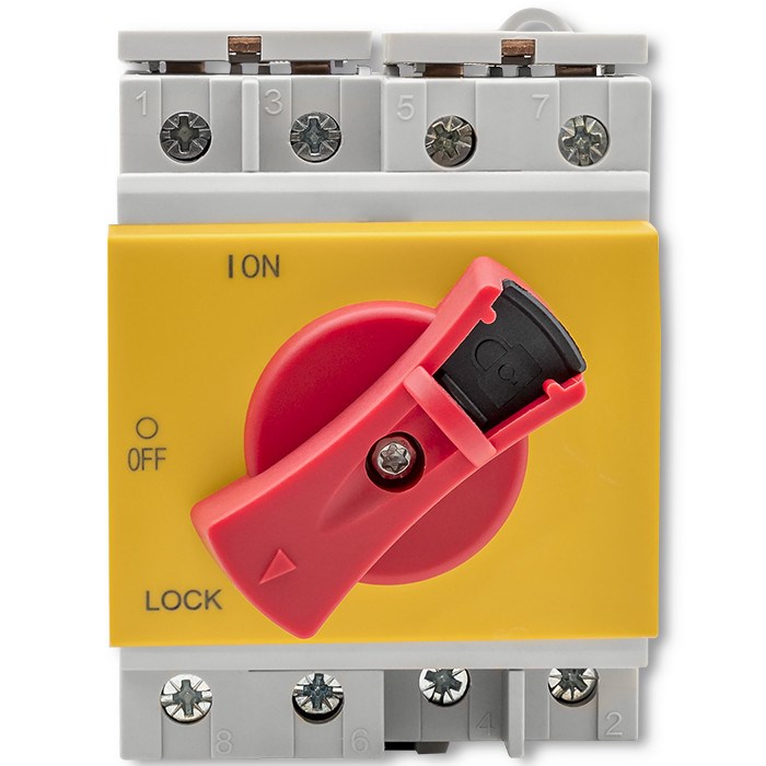 Qoltec 52611 DC isolator with locking function | Main switch | 1200V | 32A | 8kV | 4P-8