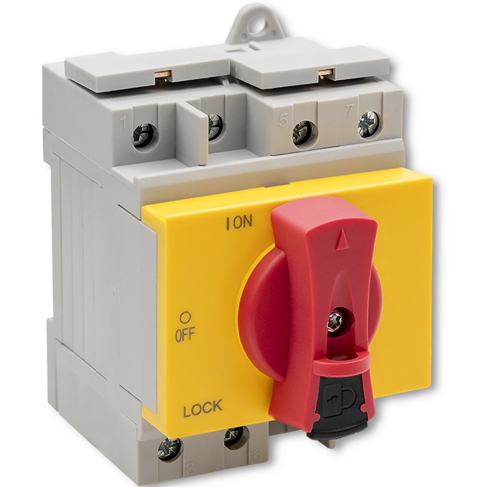 Qoltec 52611 DC isolator with locking function | Main switch | 1200V | 32A | 8kV | 4P-9