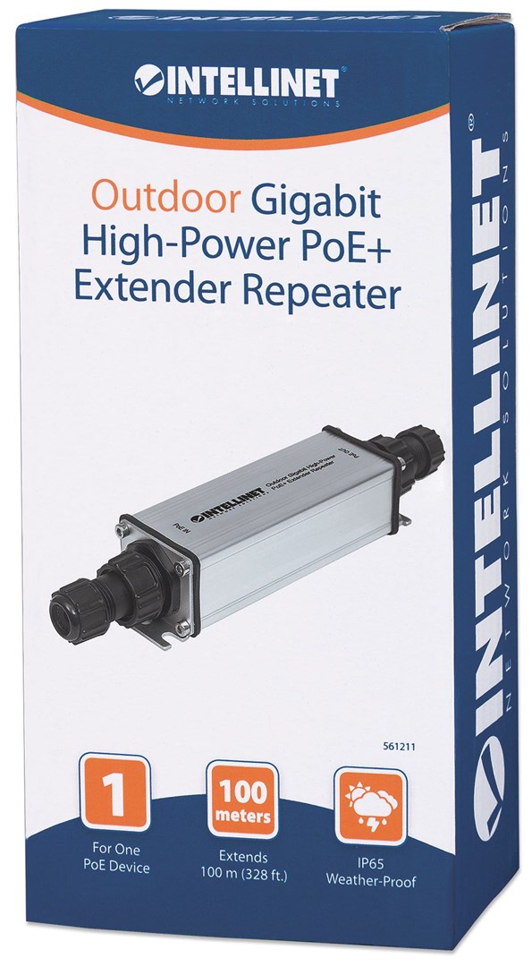 PoE Extender INTELLINET Outdoor Gigabit High-Power, IP65, domet 100m-7