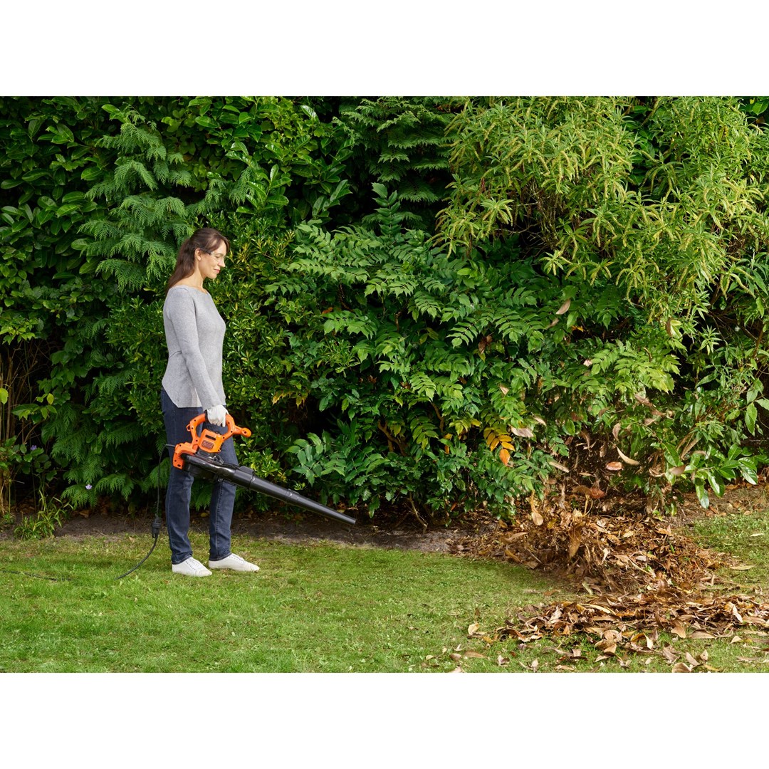 Vrtne usisavač/puhač/razbijač BLACK&DECKER 3-u-1 (Snaga 2900W, Brzina zraka 390km/h, Kapacitet vreće 55L, Narančasta)-6