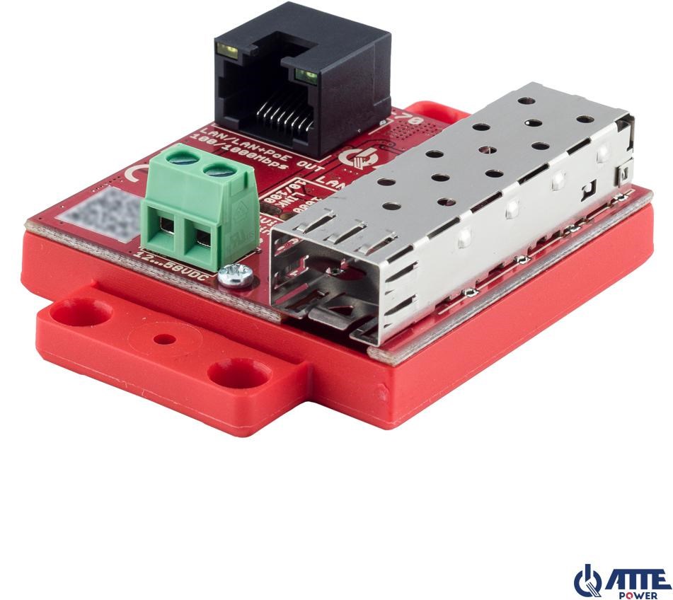 Ethernet media konverter ATTE xFIBER-2-70 (Gigabit, PoE OUT)-0