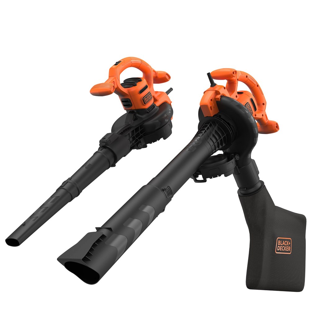 Puhalica za lišće BLACK&DECKER BEBLV260-QS (Snaga 2600 W, Brzina zraka 315 km/h, Kapacitet vreće 40 L, Narančasta)-1