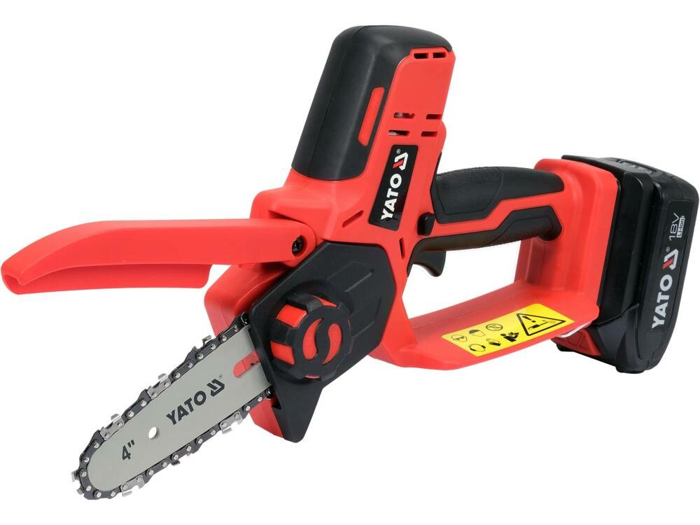 Lančana pila YATO 18V 4" 1x2.0Ah (18V, 4 inča, 1x2.0Ah baterija)-2
