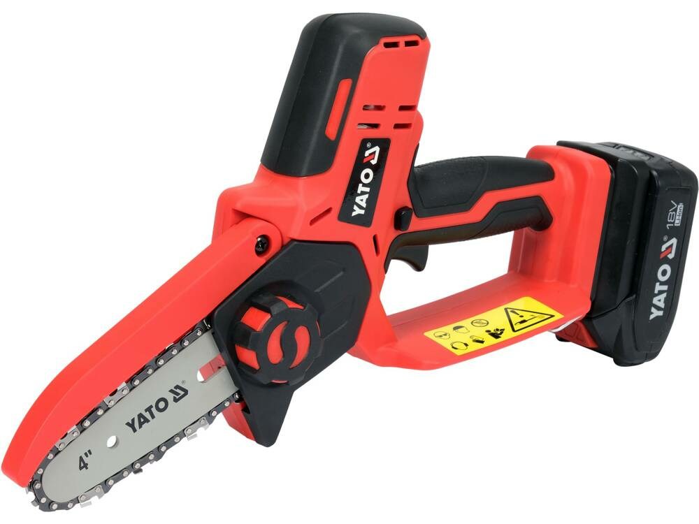 Lančana pila YATO 18V 4" 1x2.0Ah (18V, 4 inča, 1x2.0Ah baterija)-0