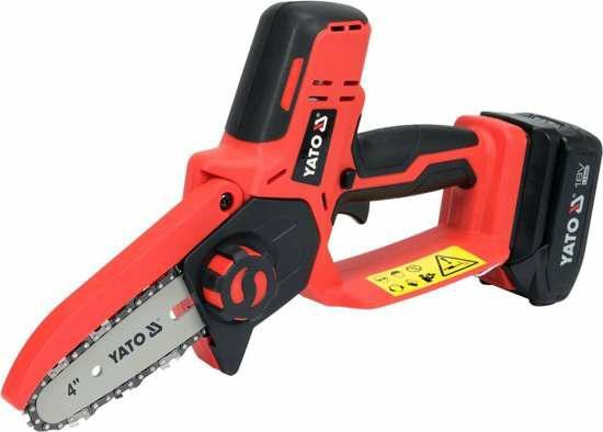 Lančana pila YATO 18V 4" 1x2.0Ah (18V, 4 inča, 1x2.0Ah baterija)-5