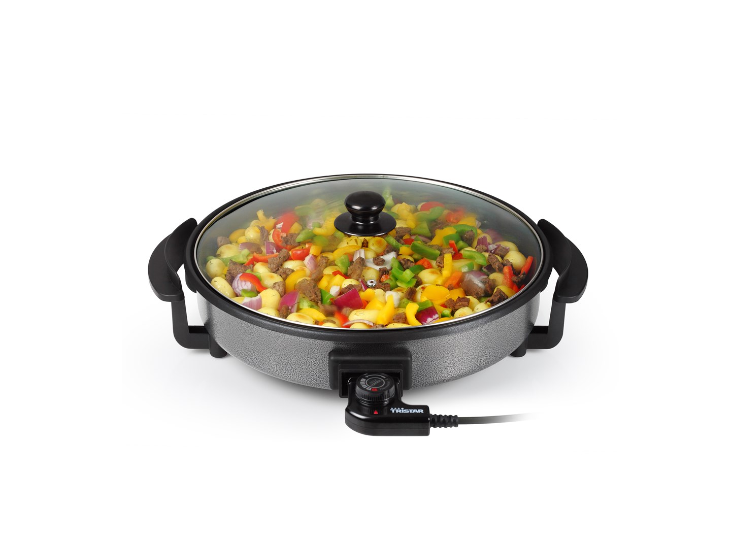 Tristar | Multifunctional grill pan | PZ-2963 | Diameter 30 cm | Black | Fixed handle-7