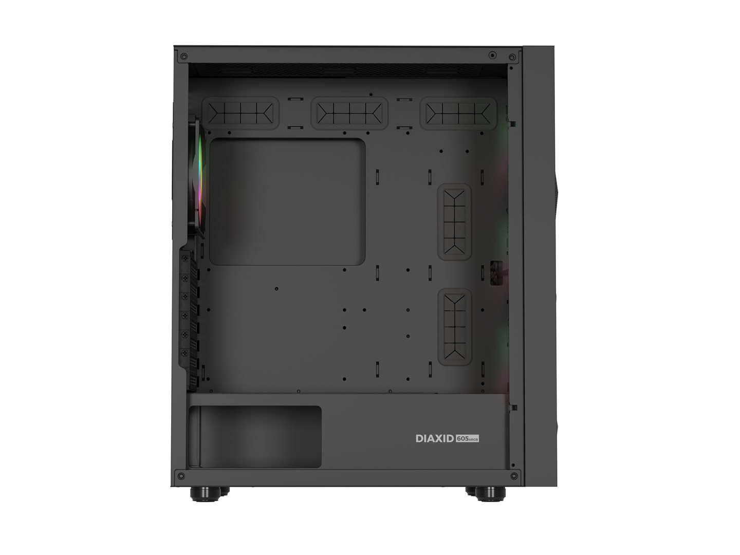 Kućište za računalo GENESIS DIAXID 605 ARGB (Midi Tower, USB-C, prozor, crno)-12