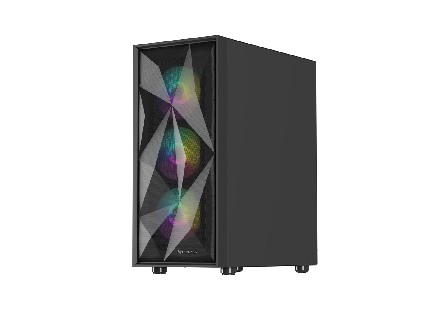 Kućište za računalo GENESIS DIAXID 605 ARGB (Midi Tower, USB-C, prozor, crno)-8