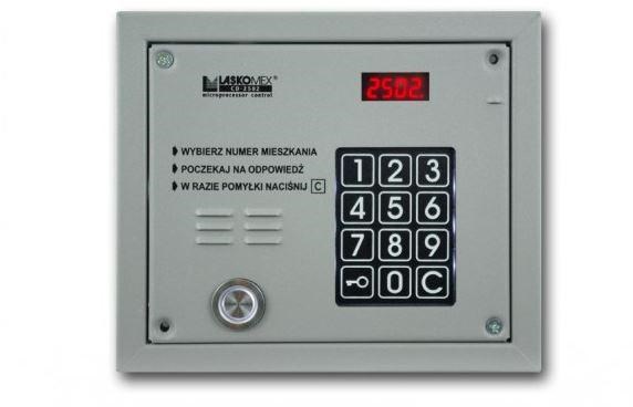 Vanjska jedinica za portafon LASKOMEX CP-2503TP (srebrna, Touch Memory čitač)