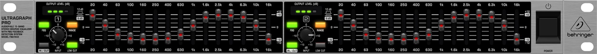 Audio equalizer BEHRINGER FBQ1502-1