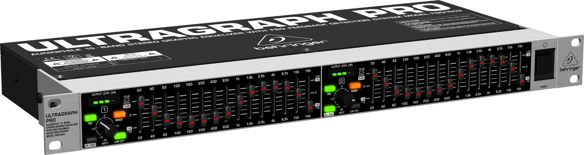 Audio equalizer BEHRINGER FBQ1502