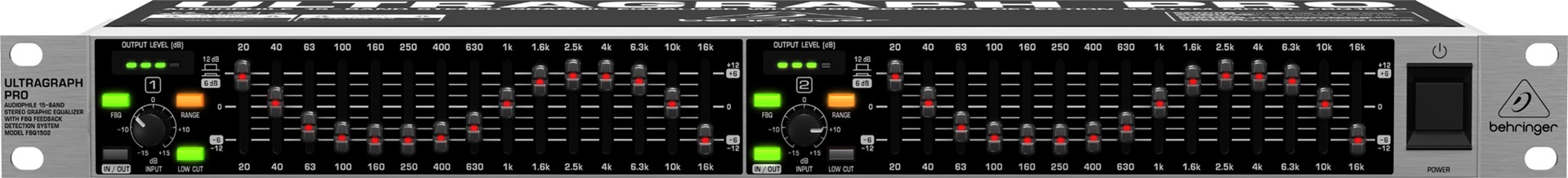 Audio equalizer BEHRINGER FBQ1502-4
