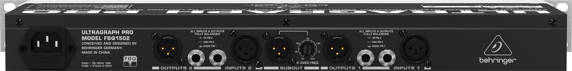 Audio equalizer BEHRINGER FBQ1502-5