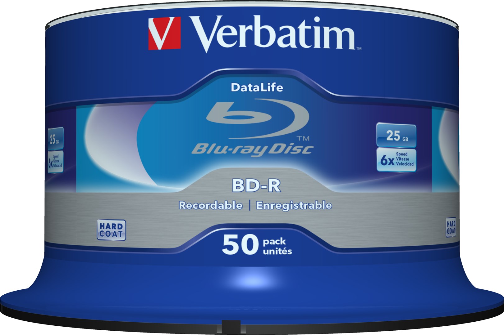BD-R medij VERBATIM DataLife 25GB 6x (50 komada vreteno)-0