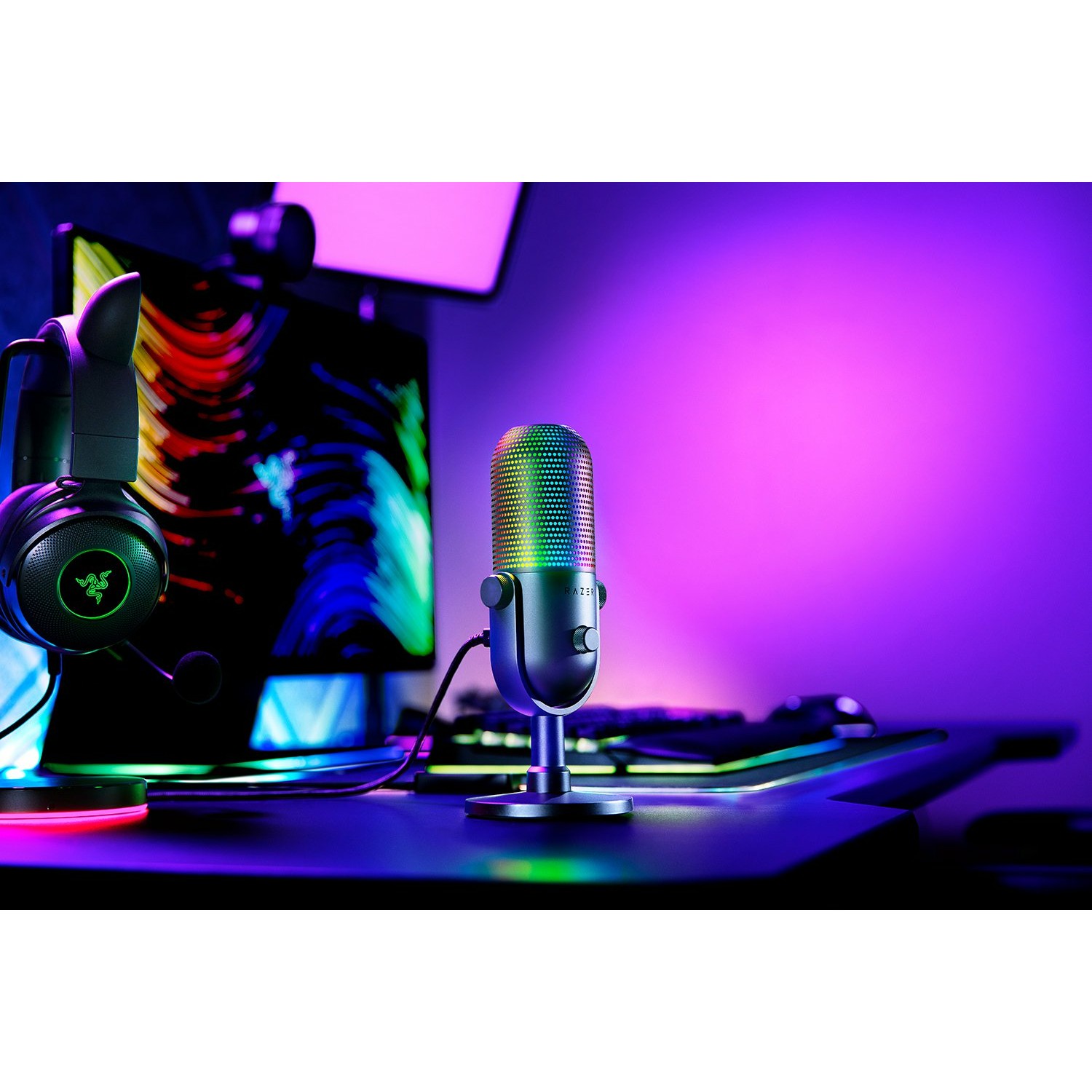 Mikrofon RAZER Seiren V3 Chroma RGB - crna boja-6