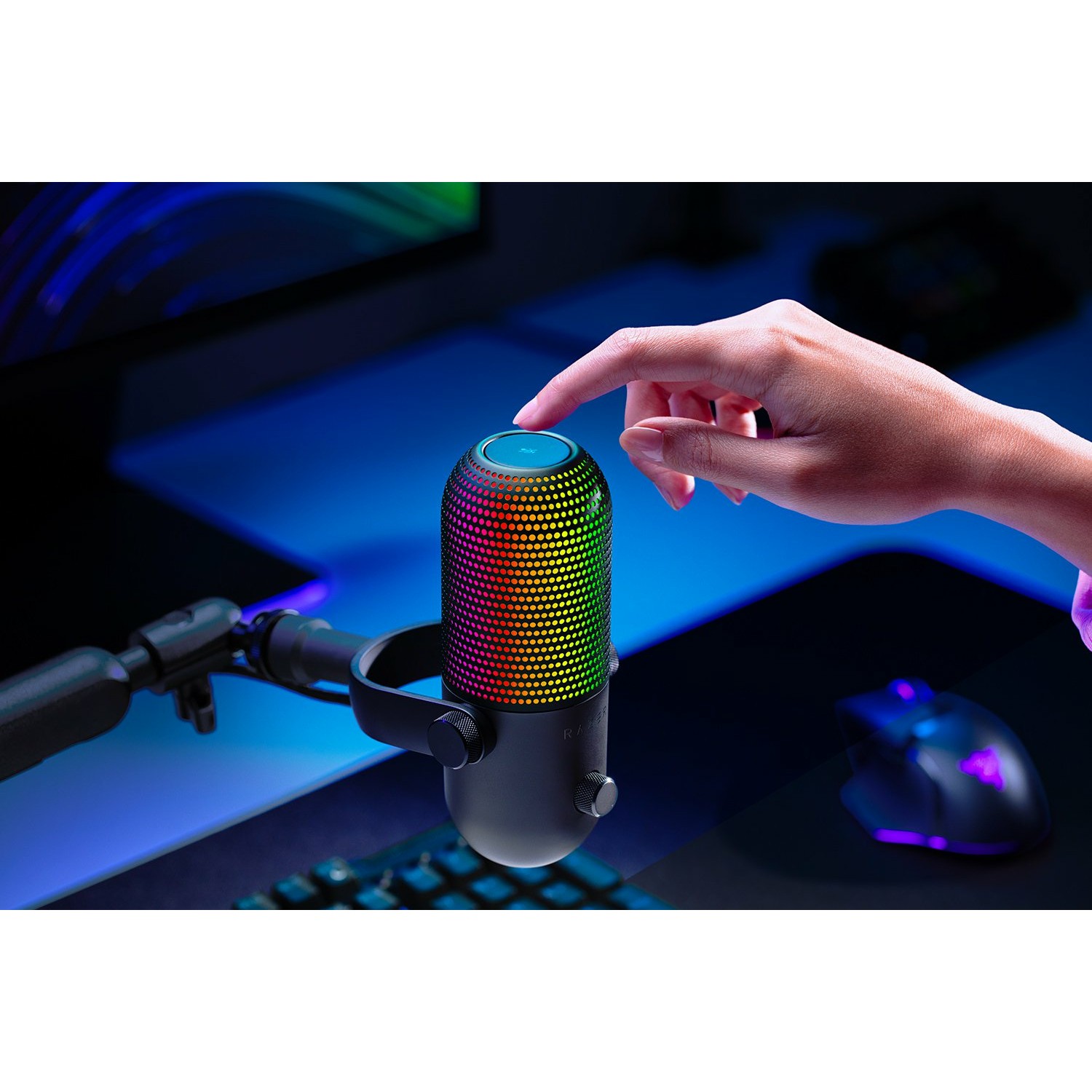 Mikrofon RAZER Seiren V3 Chroma RGB - crna boja-9