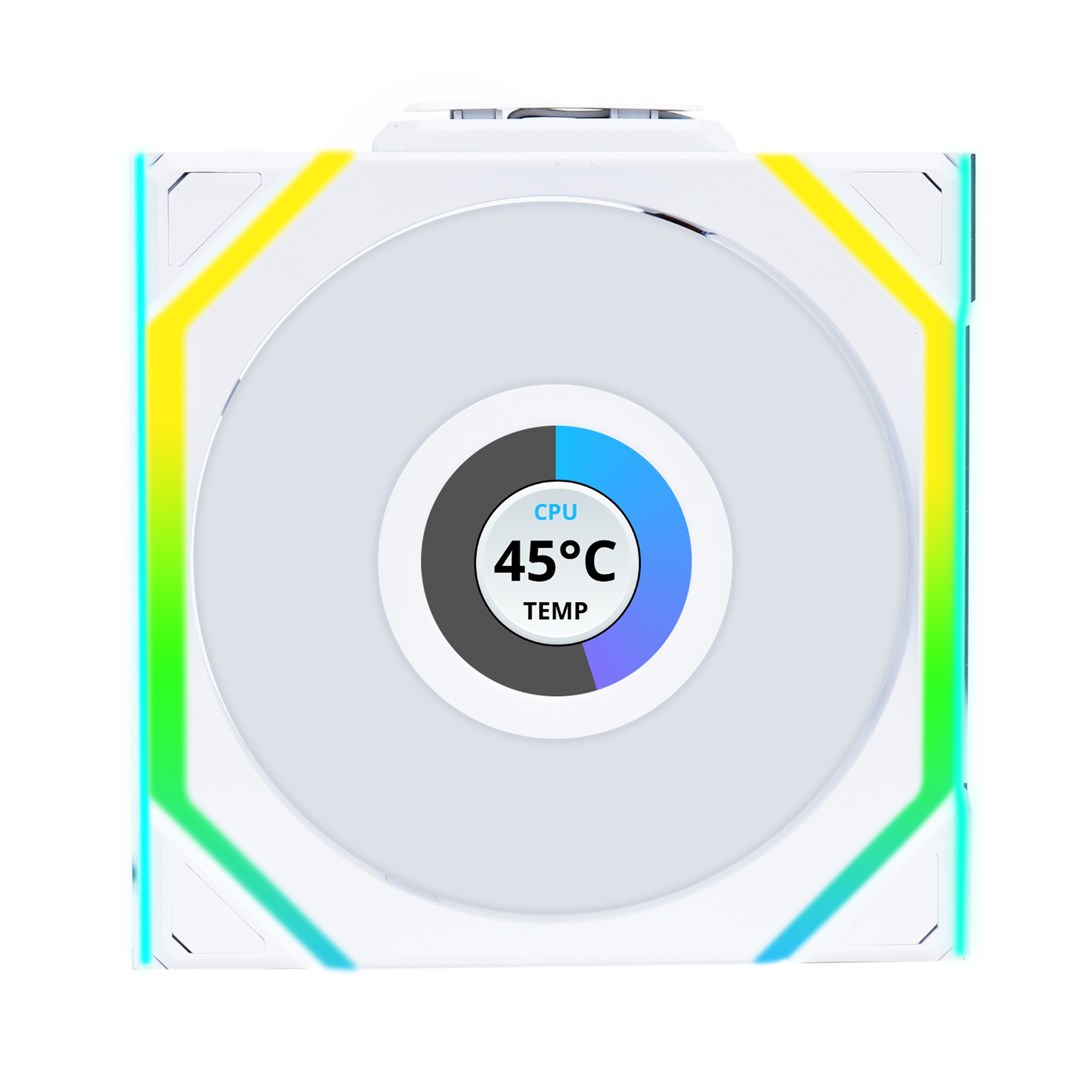 Ventilator LIAN LI UNI FAN SL (ARGB, PWM, 120 mm, bijeli)-1
