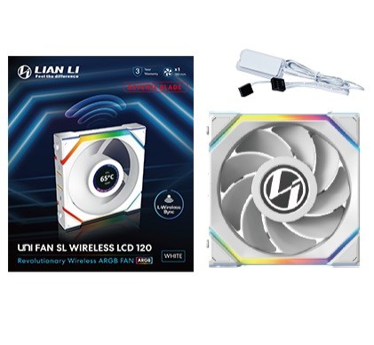 Ventilator LIAN LI UNI FAN SL (ARGB, PWM, 120 mm, bijeli)-0