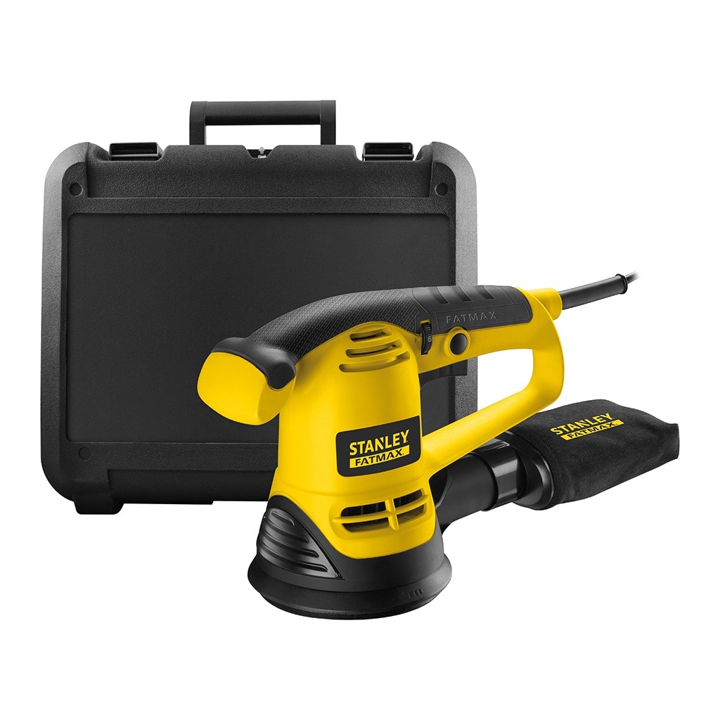 Ekscentrična brusilica STANLEY FatMax FME440K (480W, 125mm, 4000-12000 o/min, kofer)