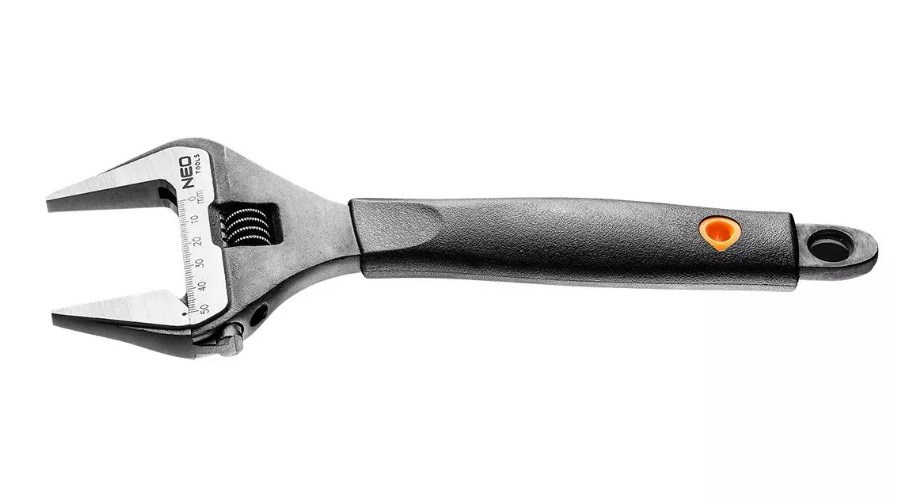 Neo Tools 250 mm adjustable wrench range 0-50 mm-0