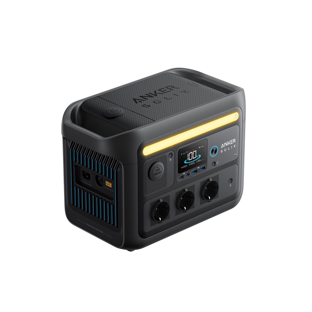 Prijenosna električna stanica ANKER Solix C800 Plus (768Wh, 1200W, USB Type-C, USB Type-A, AC utičnice)-2