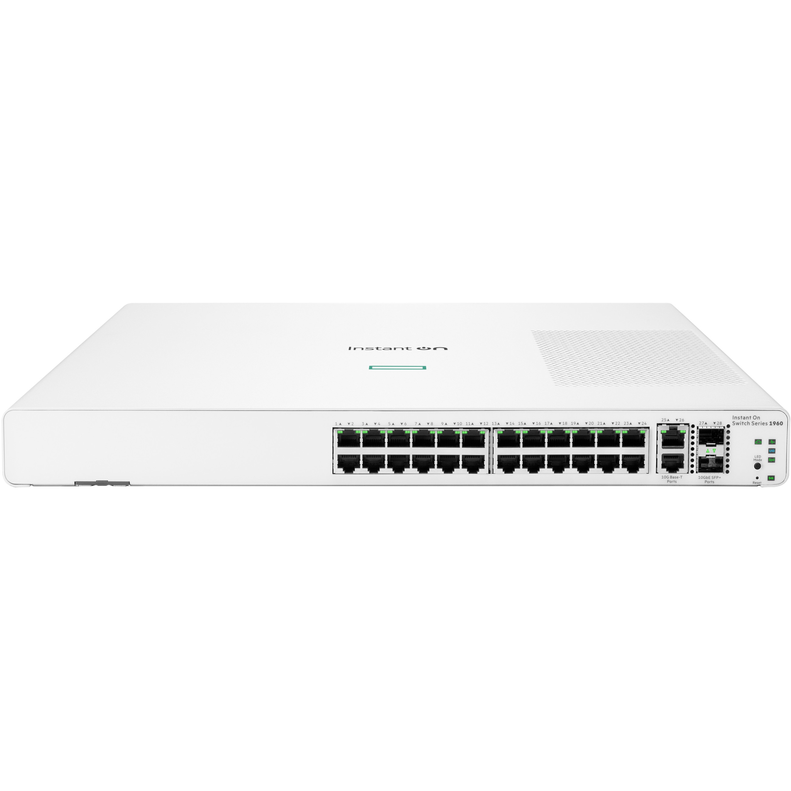 Mrežni prekidač HPE ARUBA NETWORKING Aruba Instant On 1960 (24x Gigabit Ethernet, 2x 10G Ethernet, 2x SFP+, L2+, Cloud-managed, Bijeli)-0