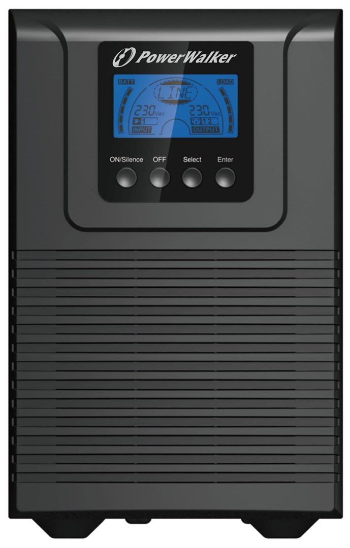UPS PowerWalker VFI 1000 TG (1000VA/900W, Online Double-Conversion, LCD)
