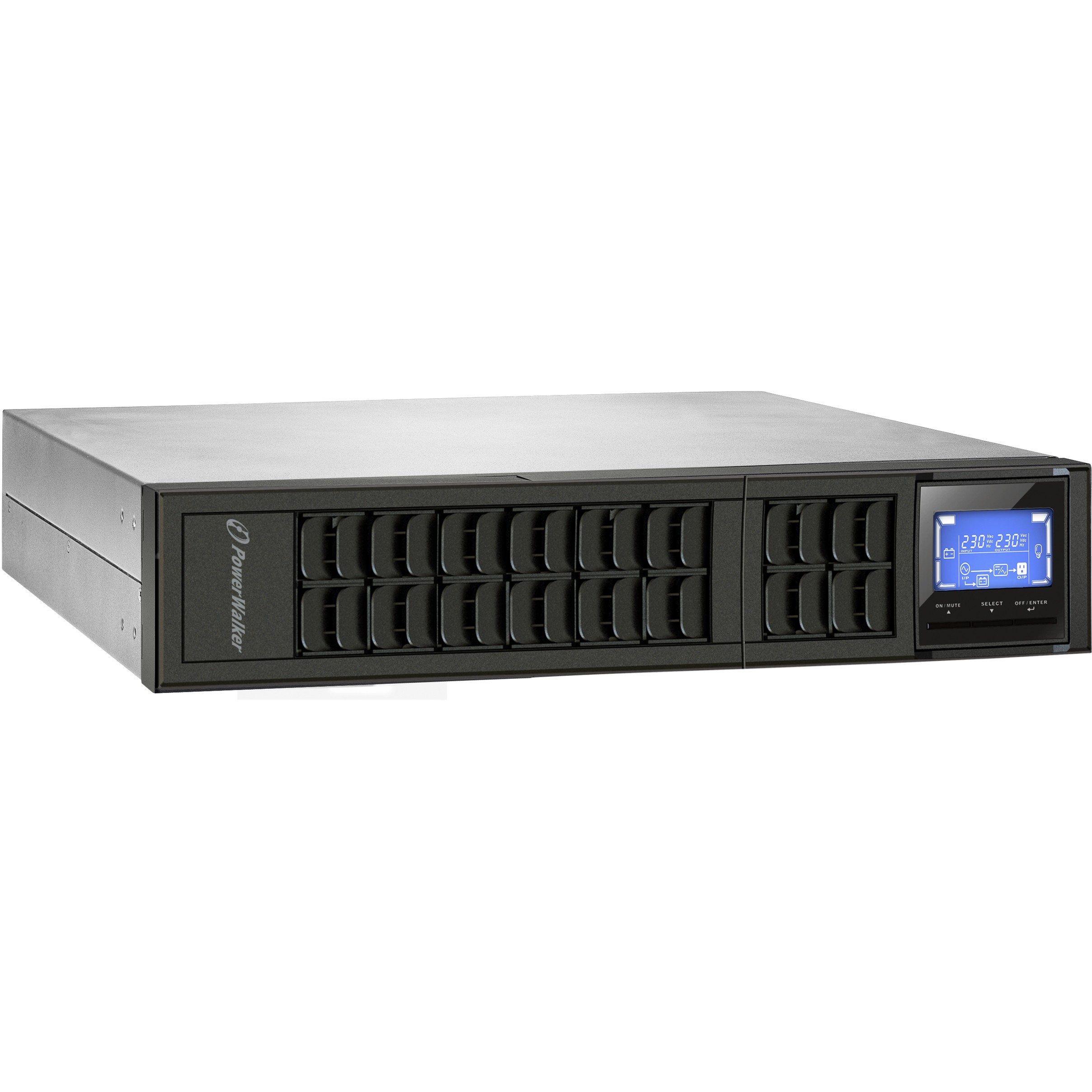 UPS PowerWalker VFI 2000CRM LCD Double-conversion (Online) 2 kVA 1600 W 4 AC outlet(s)
