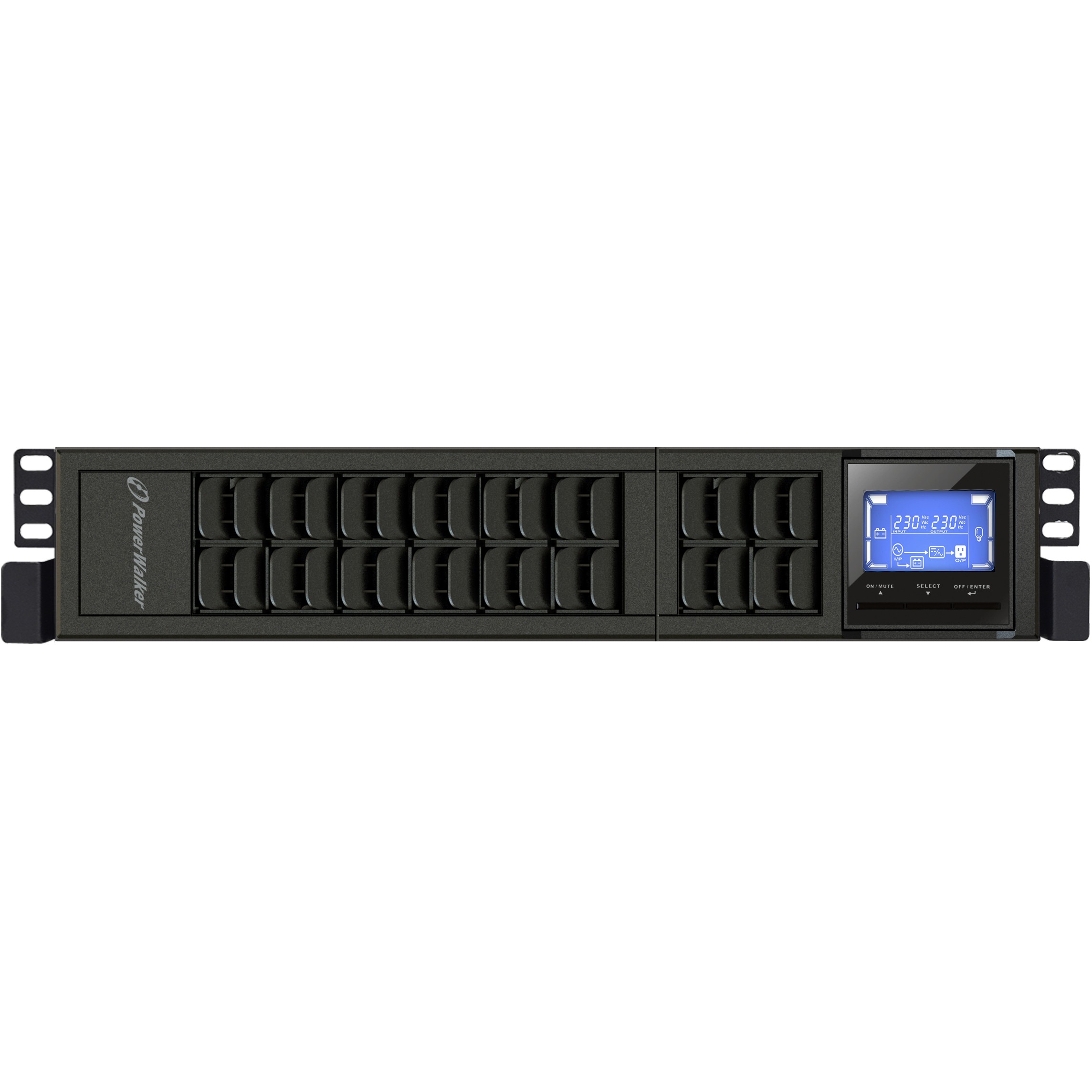 UPS PowerWalker VFI 2000CRM LCD Double-conversion (Online) 2 kVA 1600 W 4 AC outlet(s)-1