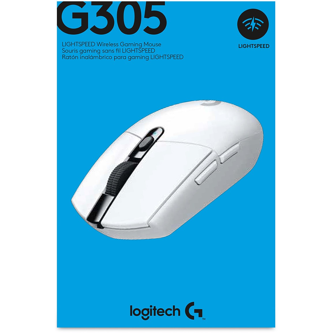 Miš Logitech G G305 LIGHTSPEED bežični Gaming Mouse (12000 DPI, 1 ms, 6 tipki, bijela boja)-7