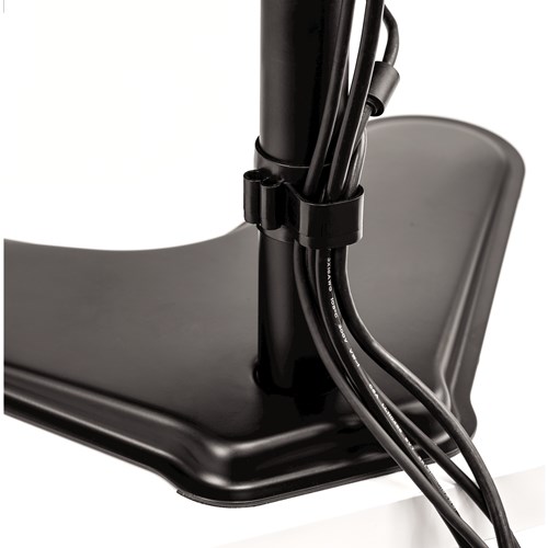 Stalak za 2 monitora FELLOWES Ergonomics (horizontalni, nosivost 16 kg, VESA 100 x 100 mm, visinsko podešavanje, crna)-5