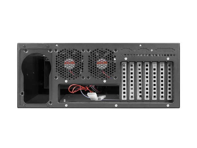 Modularni server kućište Lanberg SC01-4504-10B (Rack 4U, 3 ventilatora, podržava 6 HDD)-2