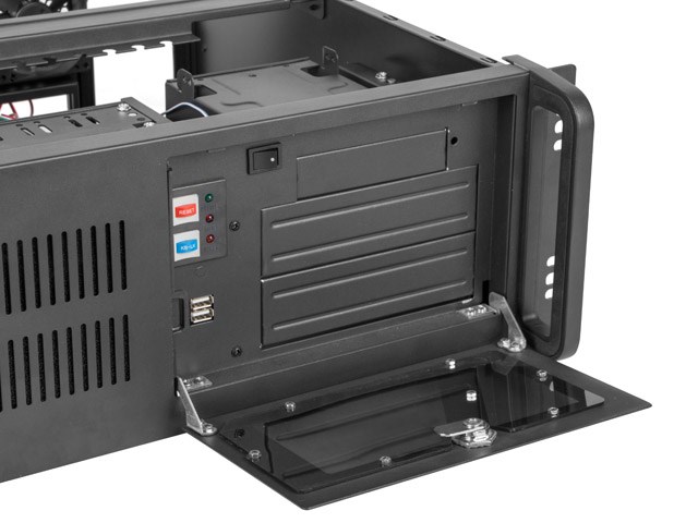 Modularni server kućište Lanberg SC01-4504-10B (Rack 4U, 3 ventilatora, podržava 6 HDD)-5