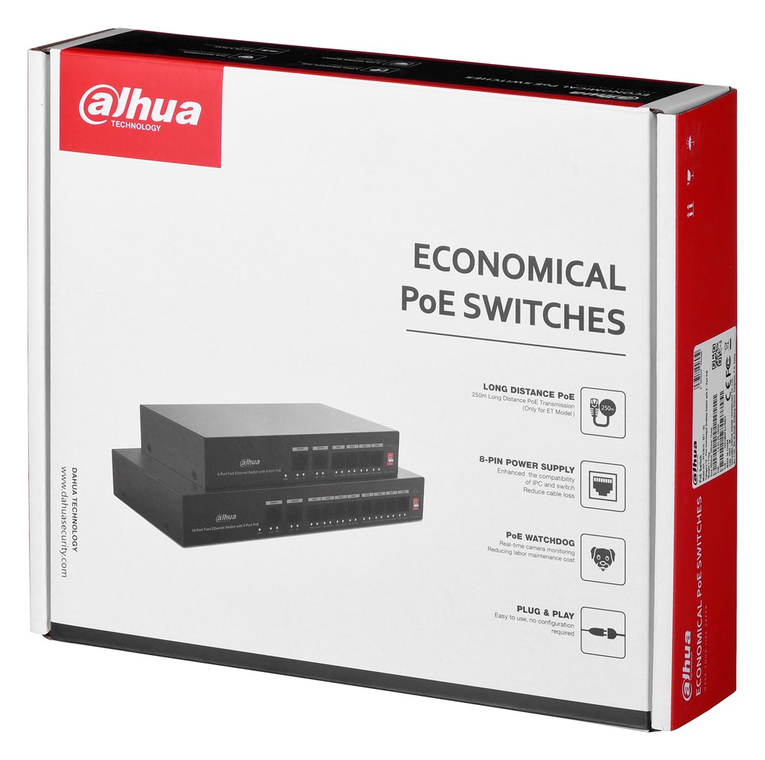 Dahua PoE switch PFS3010-8ET-65 8-port unmanaged-3