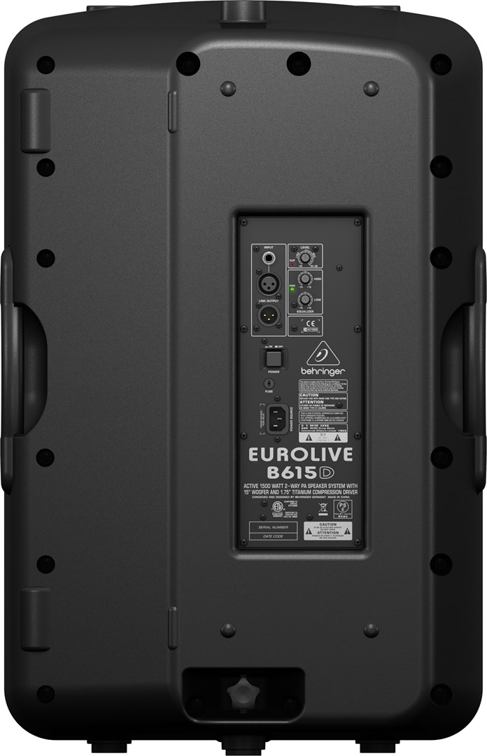 Aktivni zvučnik BEHRINGER EUROLIVE B615D (2-way, 1500 W, 50 - 18000 Hz, 38.1 cm woofer, 4.45 cm tweeter)-1
