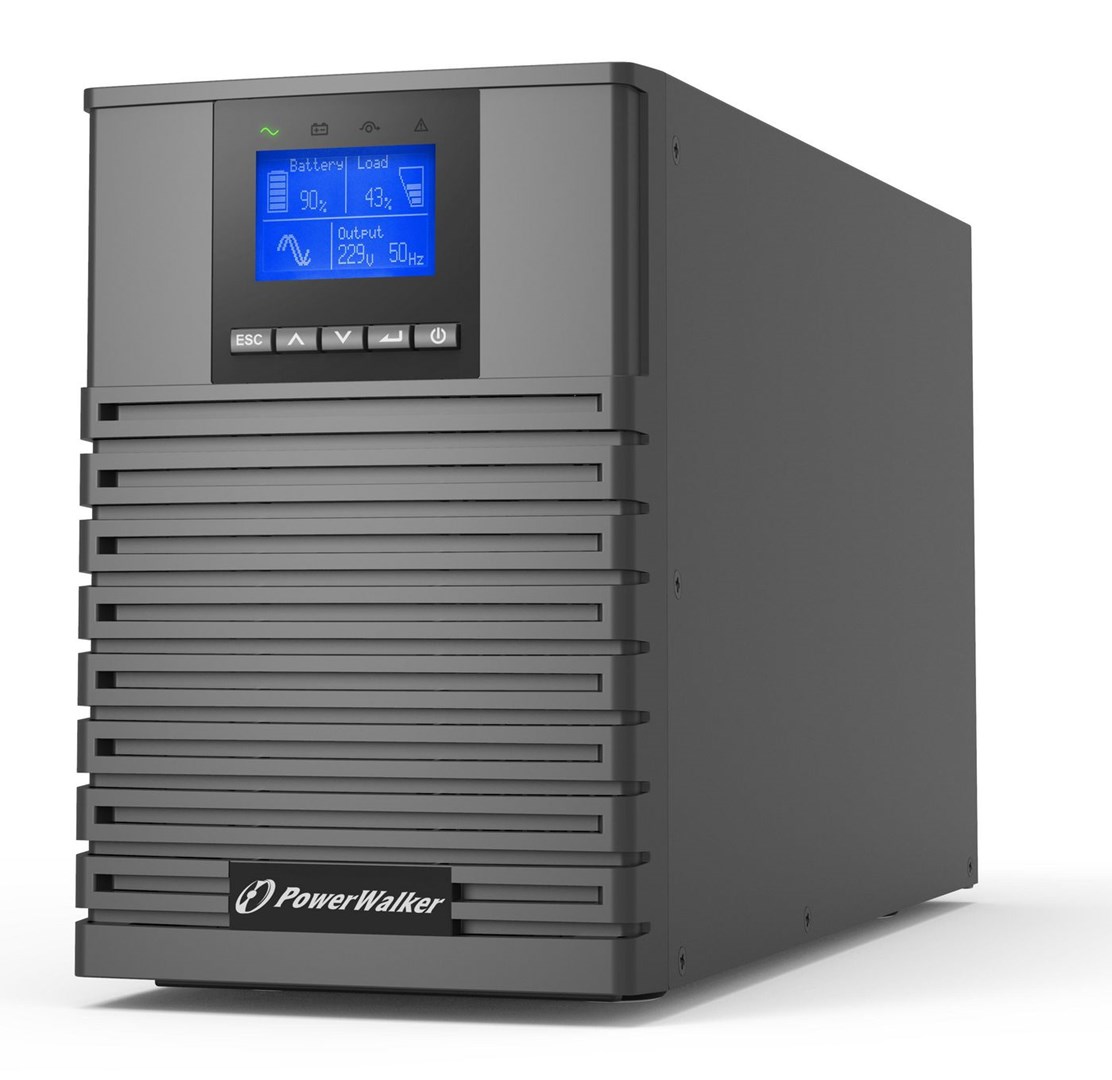 UPS POWERWALKER VFI 1500 ICT IoT (1500VA/1500W, Online, LCD, 4x C13)-1