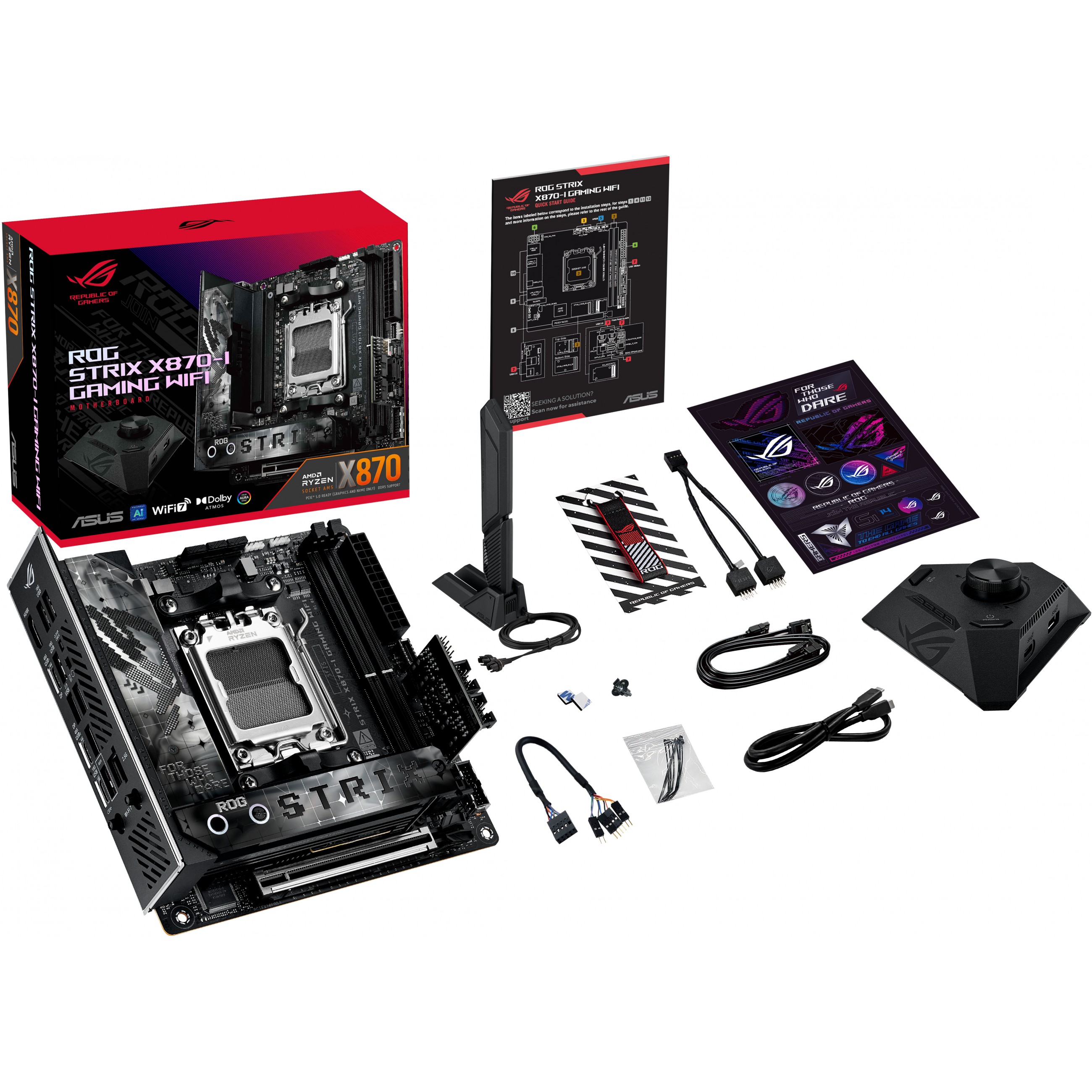 Motherboard ASUS ROG STRIX X870-I GAMING WIFI mini ITX Socket AM5 AMD X870-16