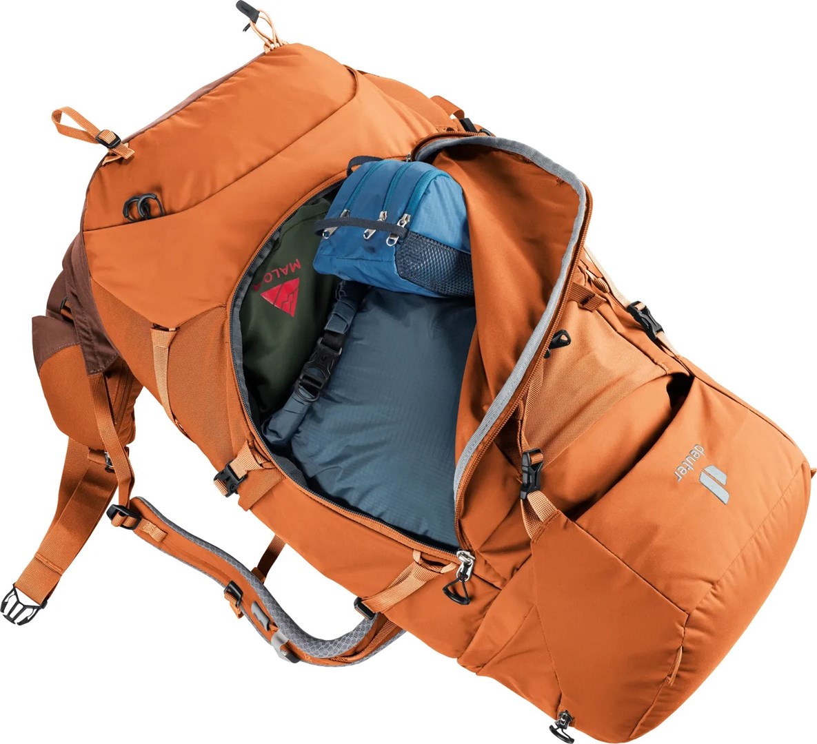 Trekking ruksak DEUTER Aircontact Core 45+10 SL Shale-Graphite-6