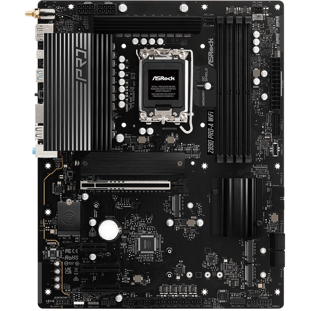 Matična ploča ASROCK Z890 Pro-A WiFi (Intel Z890, LGA 1851, ATX, Socket V1)-1
