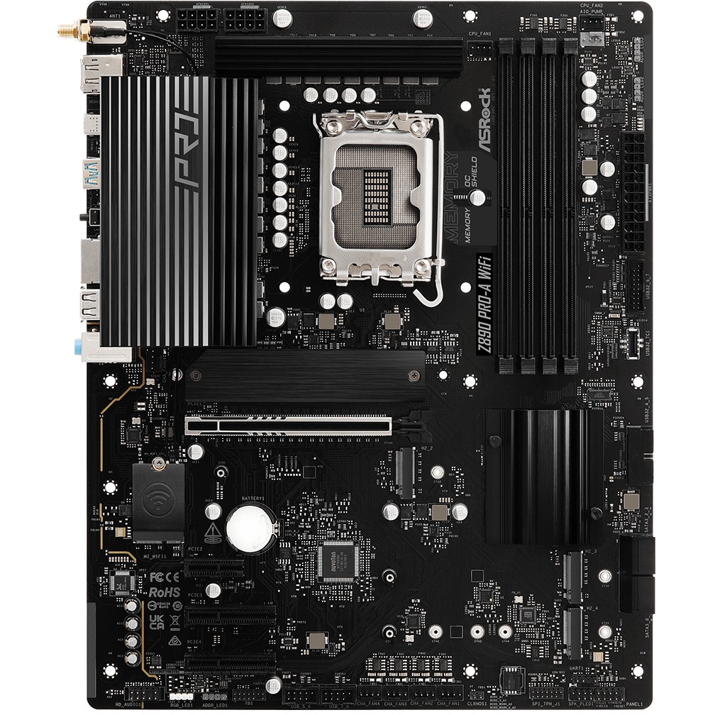 Matična ploča ASROCK Z890 Pro-A WiFi (Intel Z890, LGA 1851, ATX, Socket V1)-2