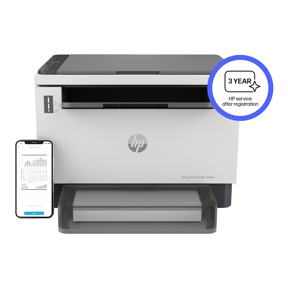 Printer HP LaserJet Tank MFP 1604w Black and white (Print, copy, scan, Scan to email; Scan to PDF)-14