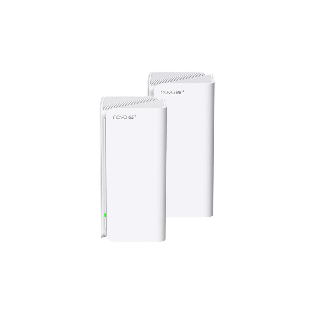 Tenda MX21 Pro(2-pack) Tri-band (2.4 GHz / 5 GHz / 6 GHz) Wi-Fi 6 (802.11ax) White 3 Internal-0