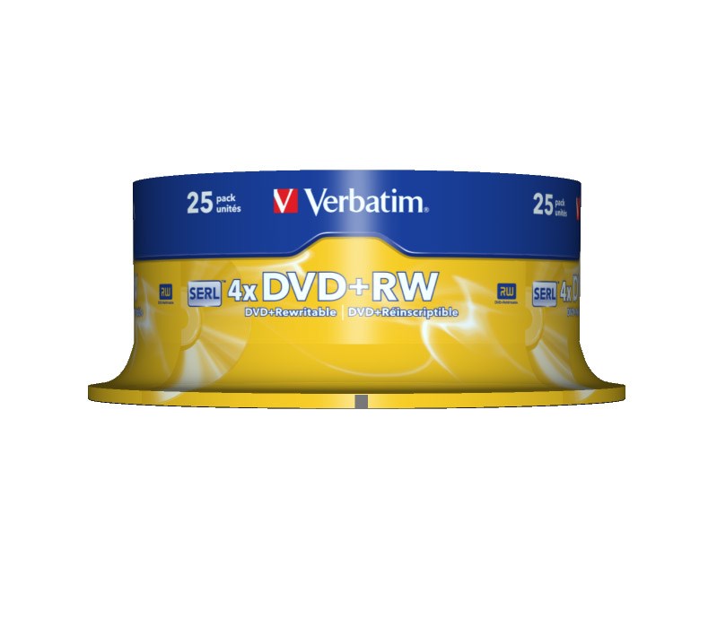 Verbatim DVD+RW Matt Silver 4.7 GB 25 pc(s)-1