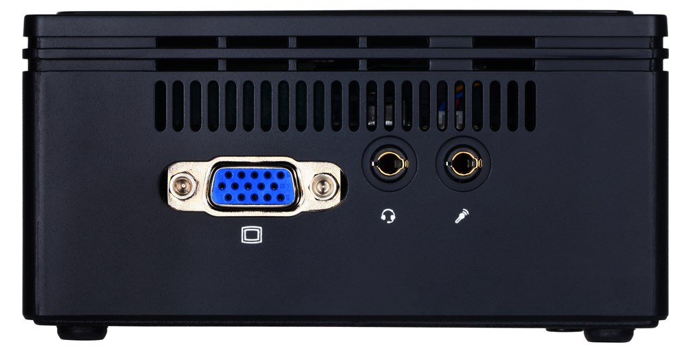 GIGABYTE GB-BACE-3160 PC/workstation barebone 0.69L sized PC Black J3160 1.6 GHz-1