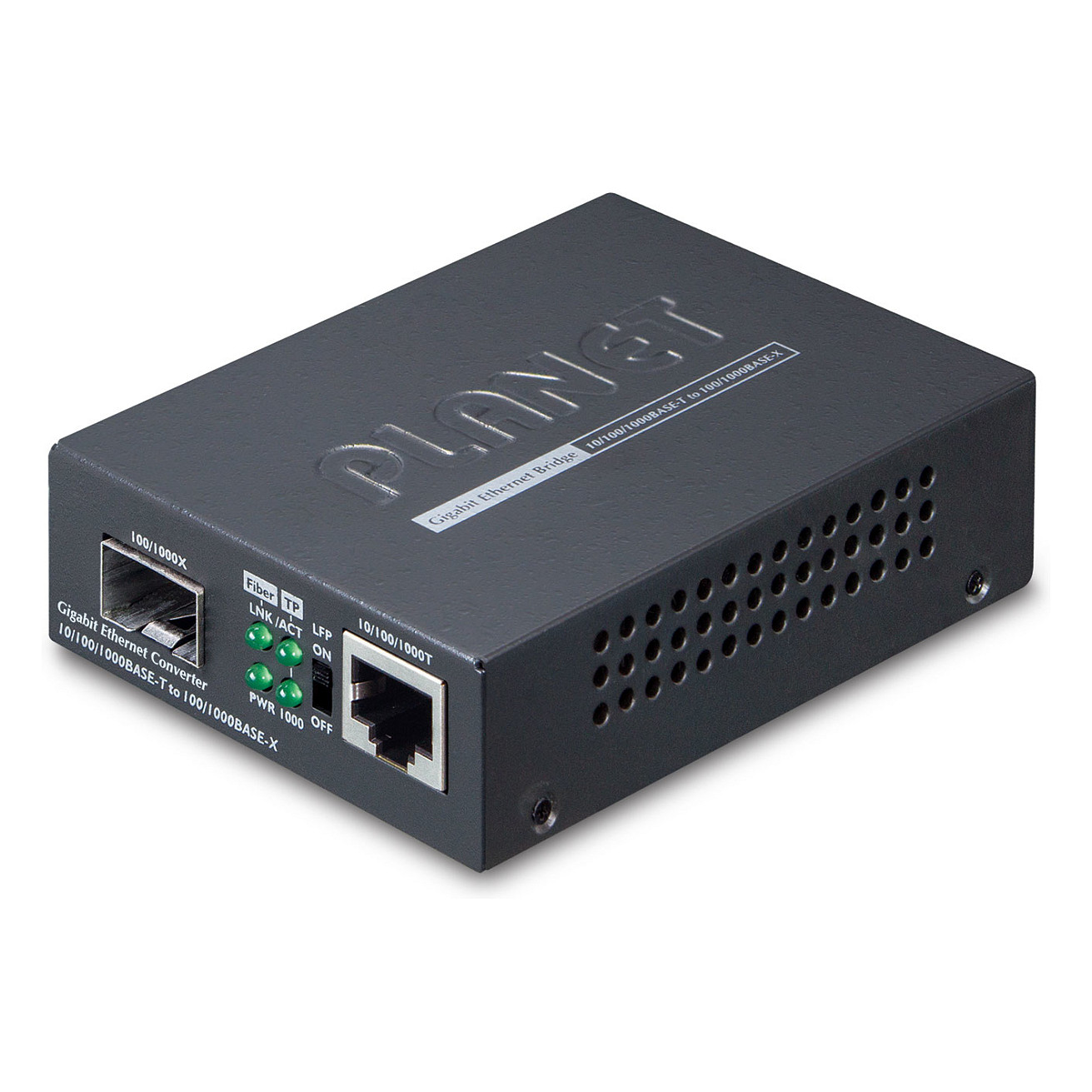 Media Konverter PLANET 10/100/1000Base-T to miniGBIC (Gigabit, SFP)-0