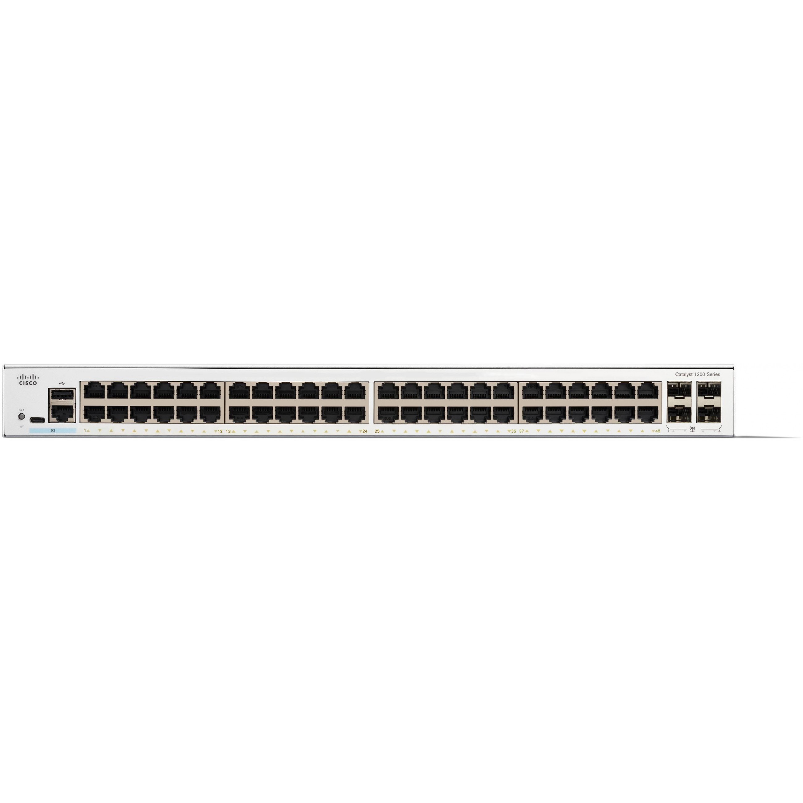Cisco Catalyst 1200-48T-4G Smart Switch, 48 Port GE, 4x1GE SFP, Limited Lifetime Protection (C1200-48T-4G)-1