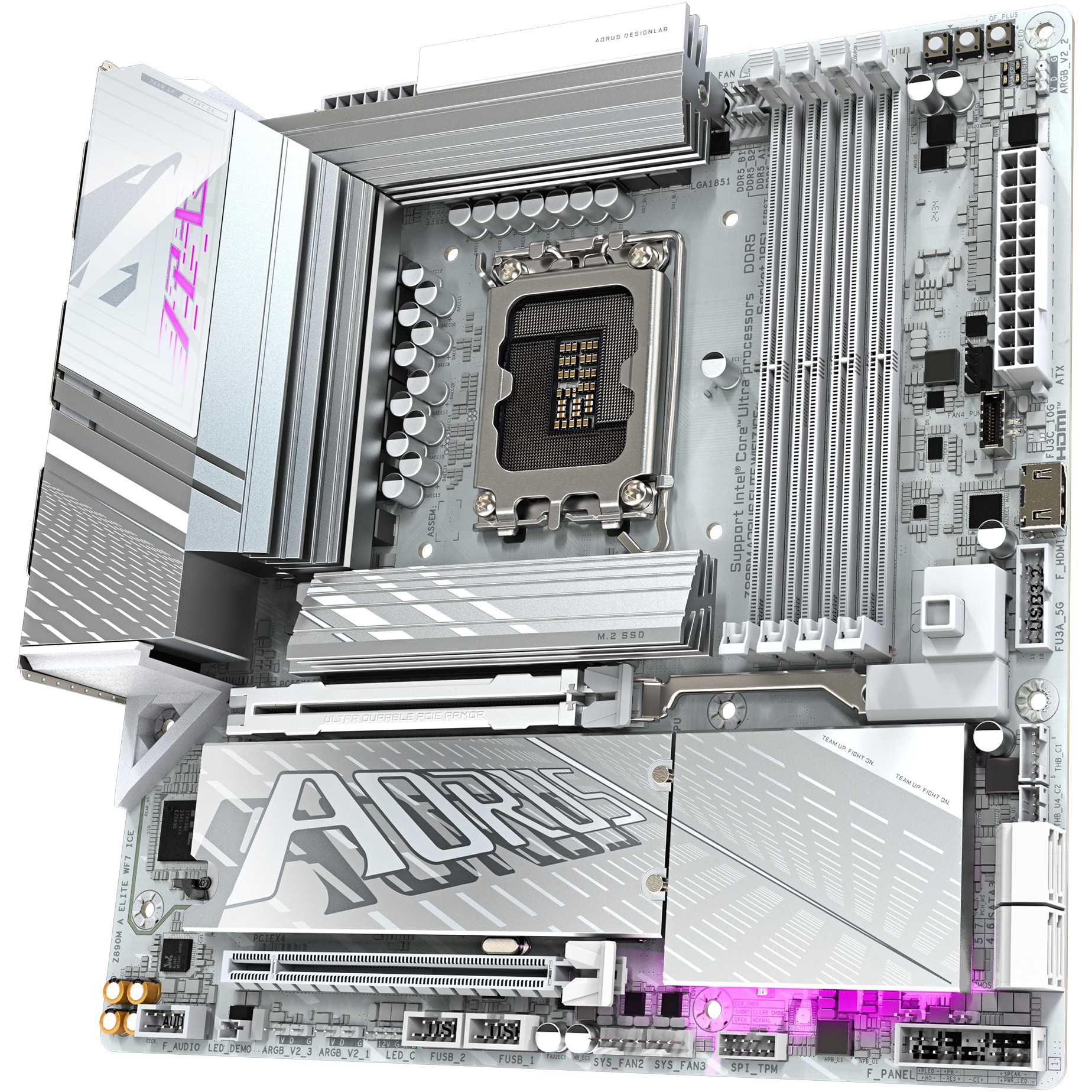 Matična ploča GIGABYTE Z890M A Elite WF7 ICE (Z890, S1851, mATX, DDR5)-3